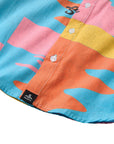 Aloha Sunset Button Up Shirt / Youth / Neon