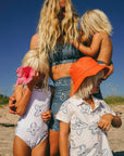 Seaesta Surf x Leah Bradley / Women's Bike Shorts / Floral