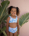 Seashells / Two Piece Swimsuit / Periwinkle