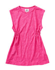 Hibsicus Cover Up Dress / Hot Pink