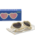 Sweet Cream Heart | Rose Gold Polarized Mirrored Lenses