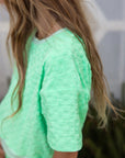 Floral Terry Set / Mint