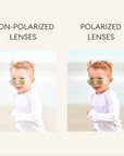 Sweet Cream Heart | Rose Gold Polarized Mirrored Lenses