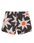 Seaesta Surf Boys Boardshorts – Scallop Retro Flare in Sun Daze Charcoal