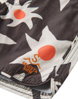 Seaesta Surf Boys Boardshorts – Scallop Retro Flare in Sun Daze Charcoal