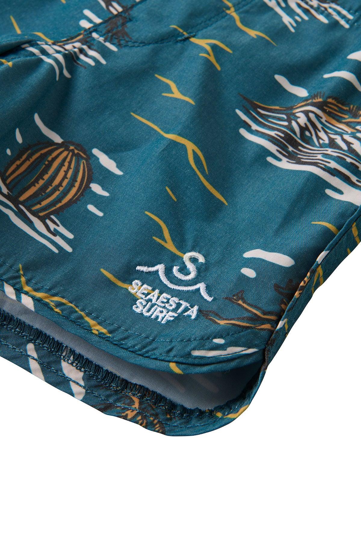 Seaesta Surf Boys Boardshorts – Scallop Retro Flare in Surfing
