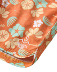 Seaesta Surf x Kelsie Dayna Boys Boardshorts - Scallop Retro Flare in Pua Party