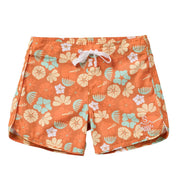 Seaesta Surf x Kelsie Dayna Boys Boardshorts - Scallop Retro Flare in Pua Party