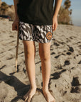 Seaesta Surf Boys Boardshorts – Scallop Retro Flare in Hazy Daze Swirl