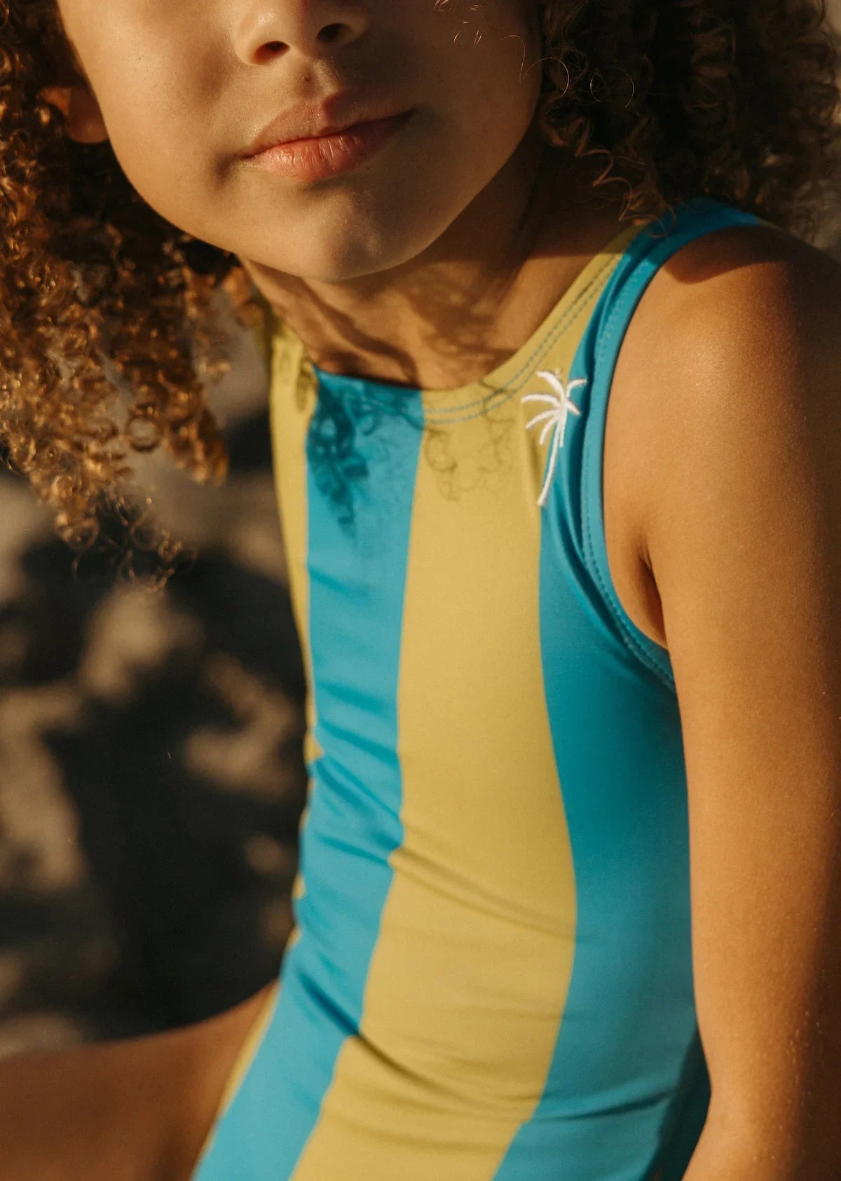 ★SURFEA★ RONA SWIMLIME Seaesta Surf x Leah Bradley / Zippy Stripe Swimsuit