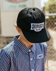 Canvas Logo Snapback Hat / Black