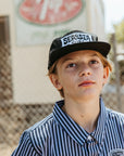 Canvas Logo Snapback Hat / Black
