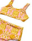 Beach Checks Two Piece Swimsuit / Lemonade