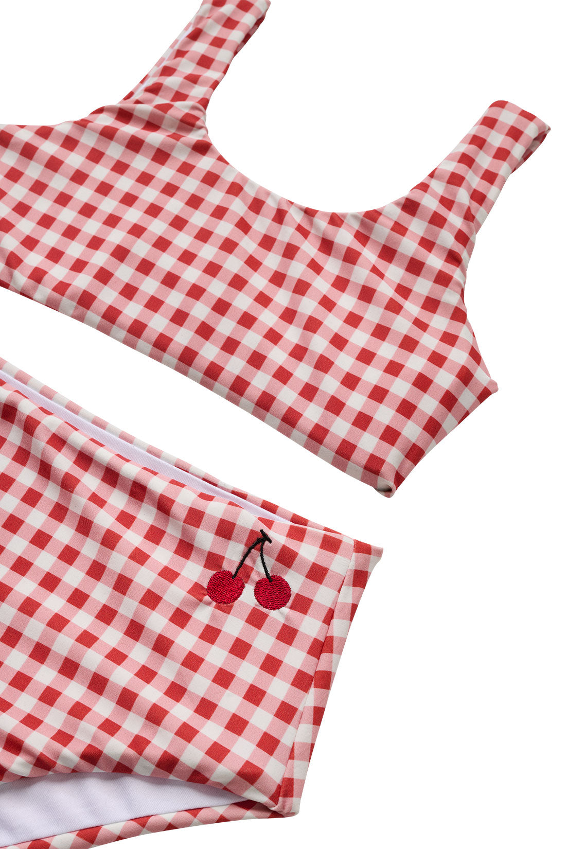 Seaside Gingham / Two Piece Swimsuit / Cherry – SEAESTA SURF