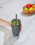 Insulated Tumbler With Straw Lid