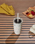Insulated Tumbler With Straw Lid