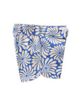 Seaesta Surf Boys Boardshorts – Scallop Retro Flare in Wavy Flowers Navy Blue