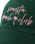 Beach Club Dad Hat / Pink Palms
