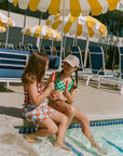 Seaesta Surf x Heather Taylor Home / Gingham Swimsuit / Raspberry