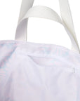 Wavy Floral Recycled Tote Bag / Azalea