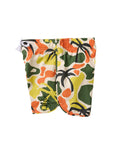 Seaesta Scallop Retro Flare Boardshort / Palm Tree Camp / Orange