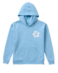 Coast Puff Print Hoodie / Youth / Sky Blue