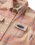 Patch Flannel Shirt / Youth / Lavender