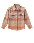 Patch Flannel Shirt / Youth / Lavender
