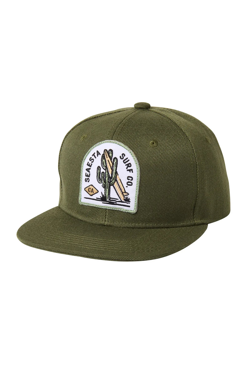 新品　salsation サルセーション　Canvas Flat Cap SM seaesta-surf-surf-cactus-patch