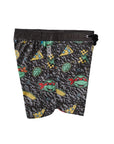 Seaesta Surf x Teenage Mutant Ninja Turtles® Boys Boardshorts – Scallop Retro Flare in Static Mayhem