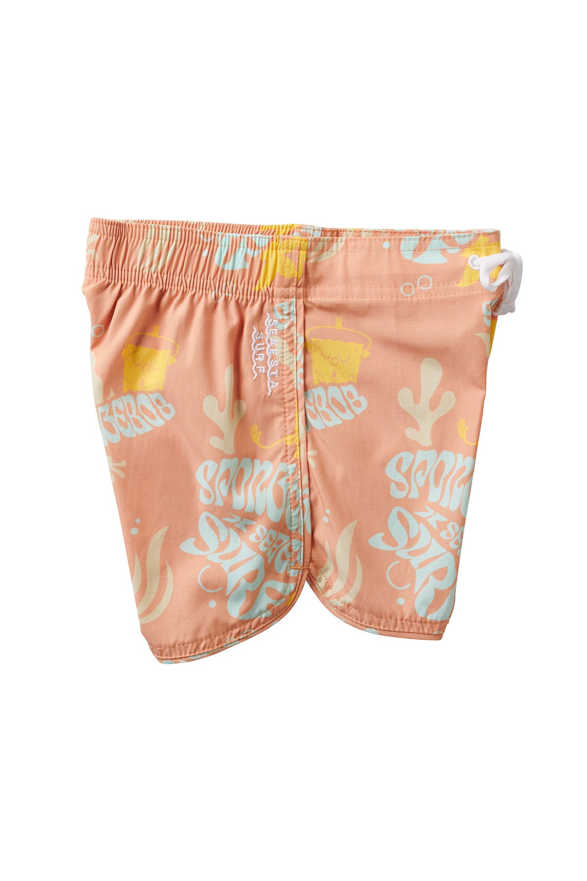 Seaesta Surf x SpongeBob® Go With The Flow Boardshorts / Peach / Youth