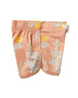 Seaesta Surf x SpongeBob® Boys Boardshorts – Scallop Retro Flare in Go With The Flow Peach