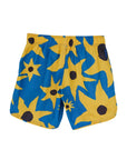 Seaesta Surf Boys Boardshorts – Scallop Retro Flare in Sun Daze Yellow