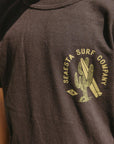 Surf Cactus Tee / Youth / Charcoal
