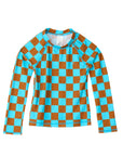 Kids Rashguard / Caribbean Checks