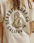 Surf Fin Tee / Youth + Juniors / Sand