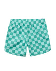 Seaesta Surf x Heather Taylor Home Boardshorts - Scallop Retro Flare in Emerald