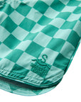 Seaesta Surf x Heather Taylor Home Boardshorts - Scallop Retro Flare in Emerald
