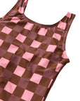 Seaesta Surf x Heather Taylor Home / Gingham Swimsuit / Raspberry