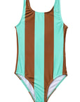 Seaesta Surf x Heather Taylor Home / Retro Stripe Swimsuit / Mint Chip