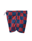 Seaesta Scallop Retro Flare Boardshort / Nautical Checks / Navy Blue + Red