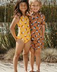 Tropical Yin Yang / One Piece Swimsuit