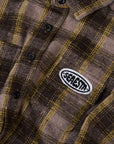 Patch Flannel Shirt / Youth / Charcoal