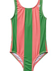 Retro Stripe / Watermelon / Swimsuit