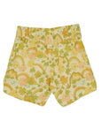 Seaesta Surf x Surfy Birdy Boys Boardshorts – Scallop Retro Flare in Hibiscus