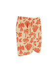 Seaesta Surf x Ty Williams Boys Boardshorts – Scallop Retro Flare in Almond