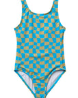 Wavy Checks Swimsuit / Avocado