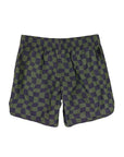 Seaesta Surf Boys Boardshorts – Scallop Retro Flare in Wavy Checks Pine