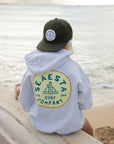 Shoreline Patch Snapback Hat / Olive Green