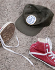 Shoreline Patch Snapback Hat / Olive Green